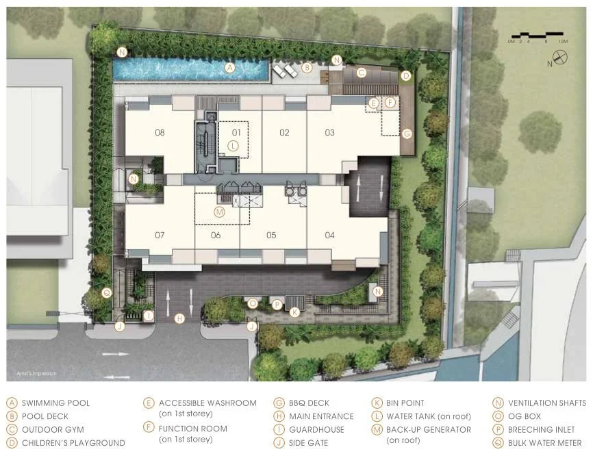 Jervois Treasures Site Plan