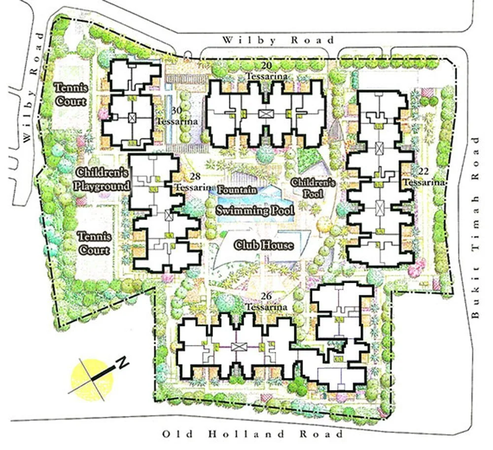 The Tessarina Site Plan