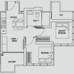 120 Grange Floor Plan 2BR