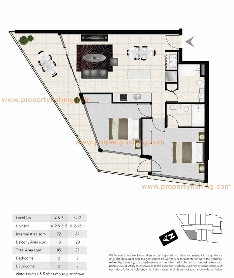 38 High Street Toowong Floor Plan 3