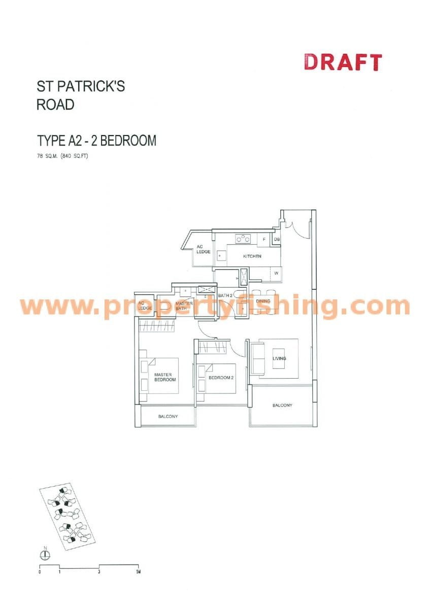 Seventy St Patrick's Floor Plan 2