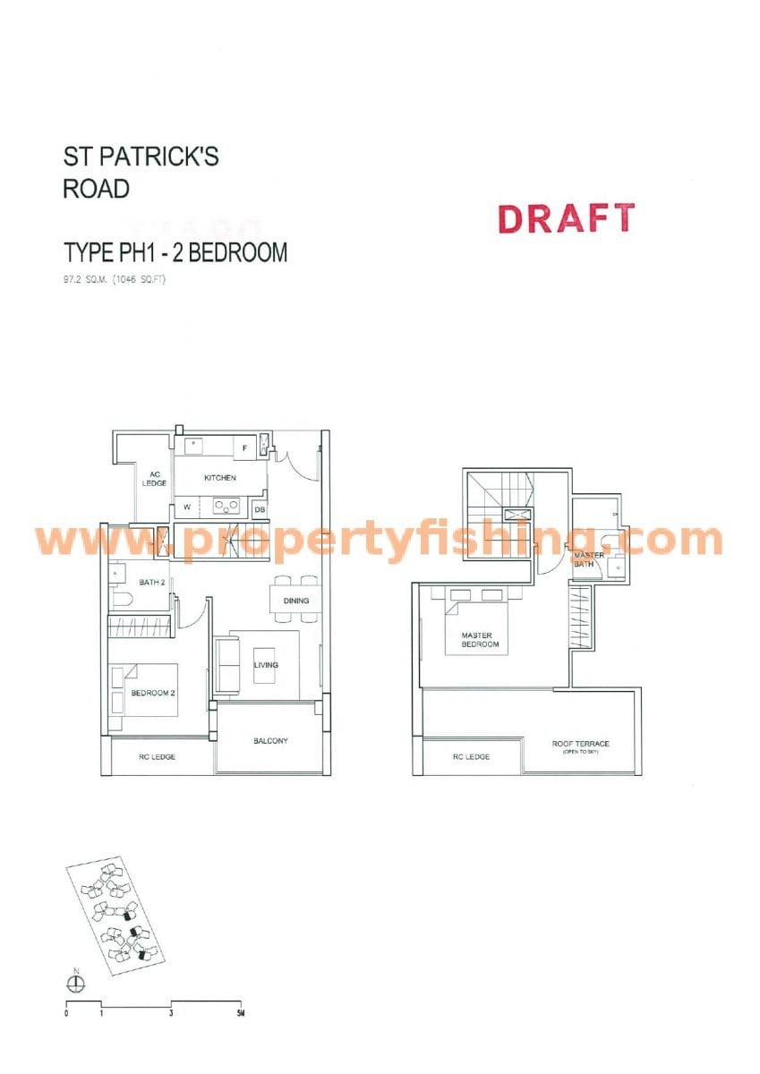 Seventy St Patrick's Floor Plan Penthouse 1