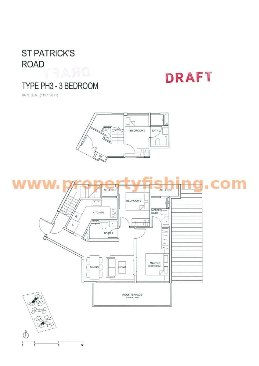 Seventy St Patrick's Floor Plan Penthouse 3