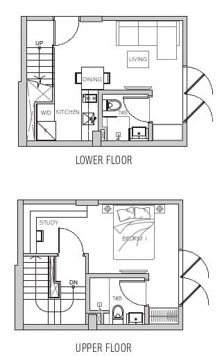 77 @ East Coast Floor Plans B5
