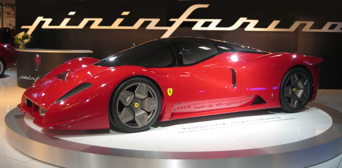 Ferrari P4-5 by Pinanfarina, designer of Ferra