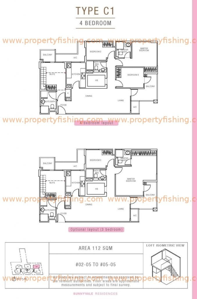 Sunnyvale Residences Floor Plan - C1