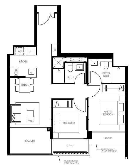 Amber 45 Floor Plan B2
