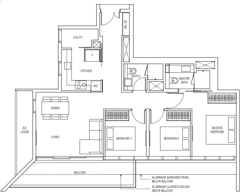 Amber Park Floor Plan C2a