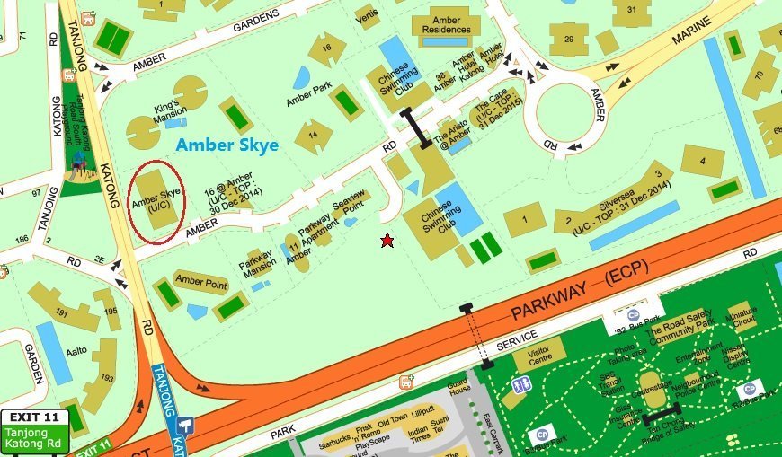 Amber Skye Location Map