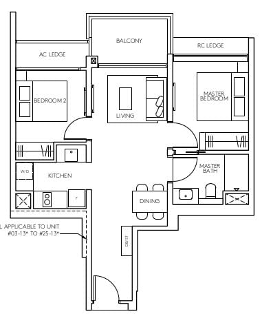 阿莫住宅平面圖B2