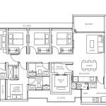 Amo Residence Floor Plan E1