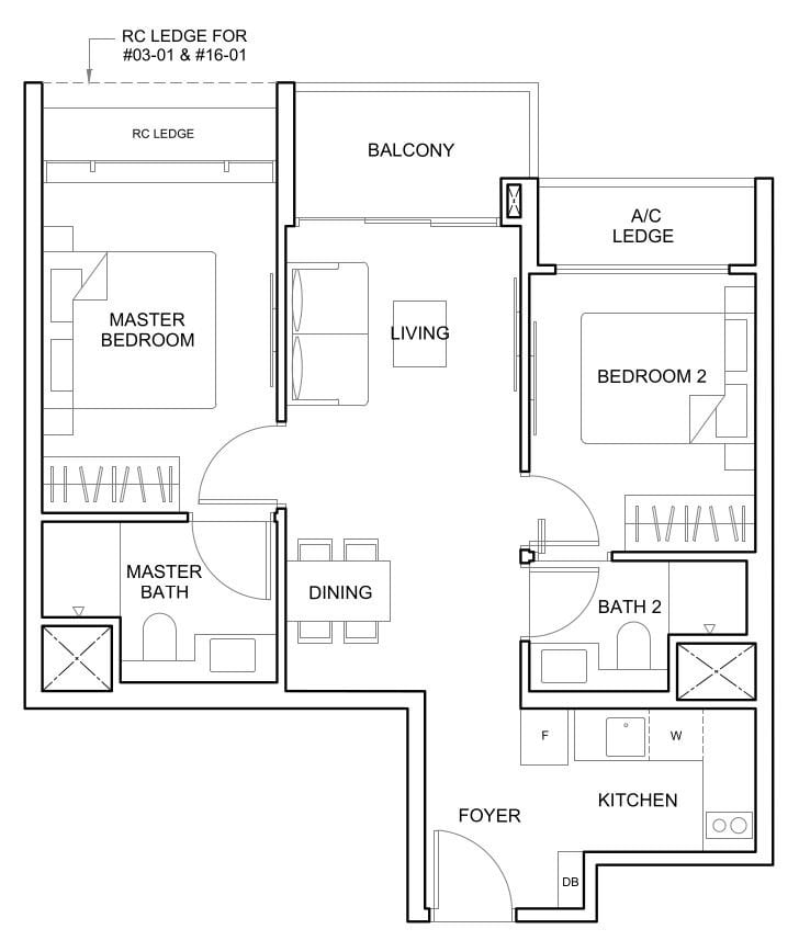 The Arcady at Boon Keng Floor Plan B1