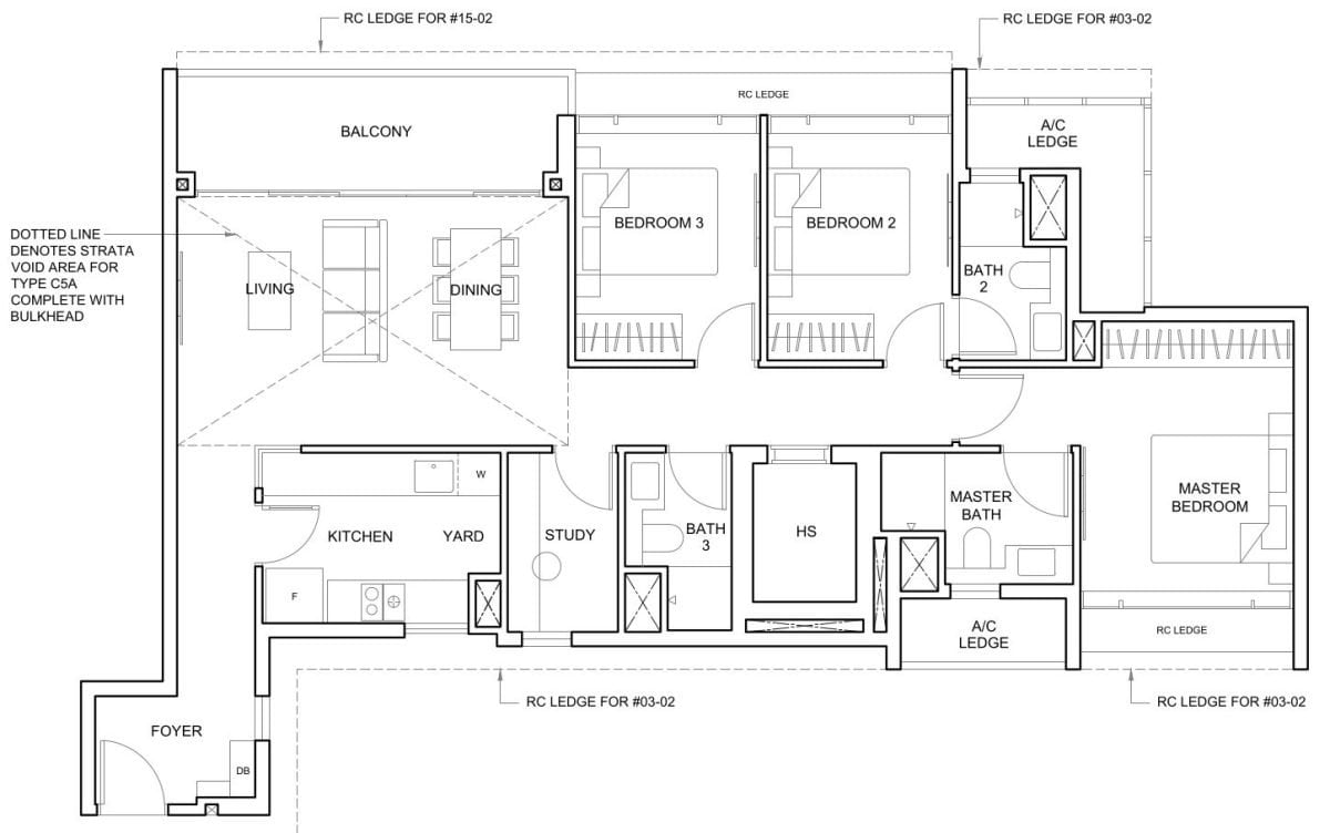 The Arcady at Boon Keng Floor Plan C5