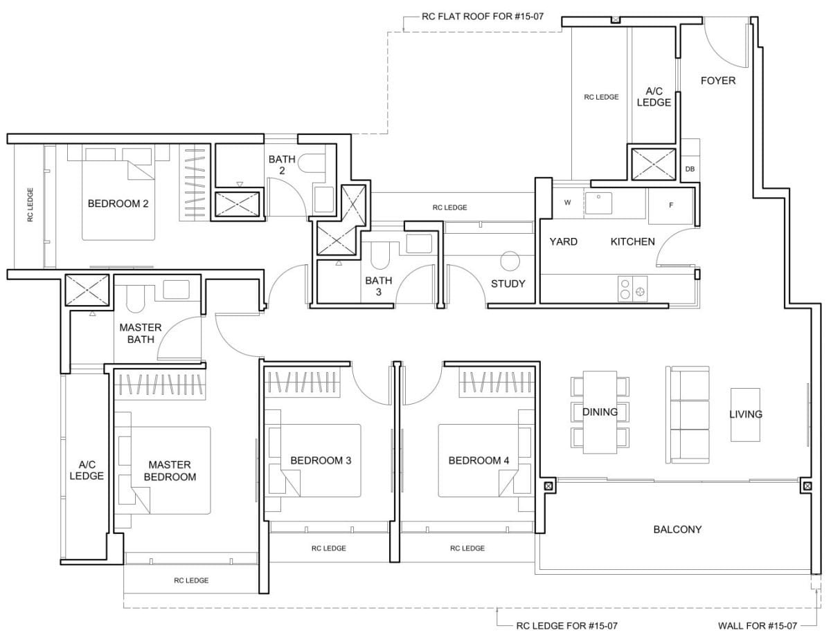 The Arcady at Boon Keng Floor Plan D1