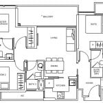 Arena Residences Floor Plan C3DK