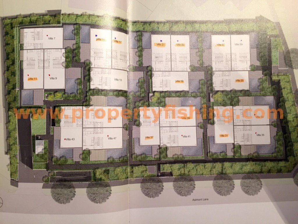 Asimont Villas Site Plan