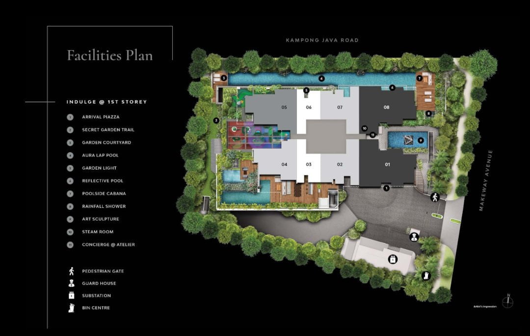 The Atelier Site Plan
