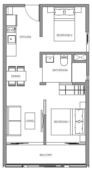 Avant Residences Floor Plan C2