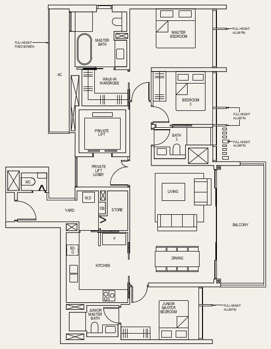 The Avenir Floor Plan 3la