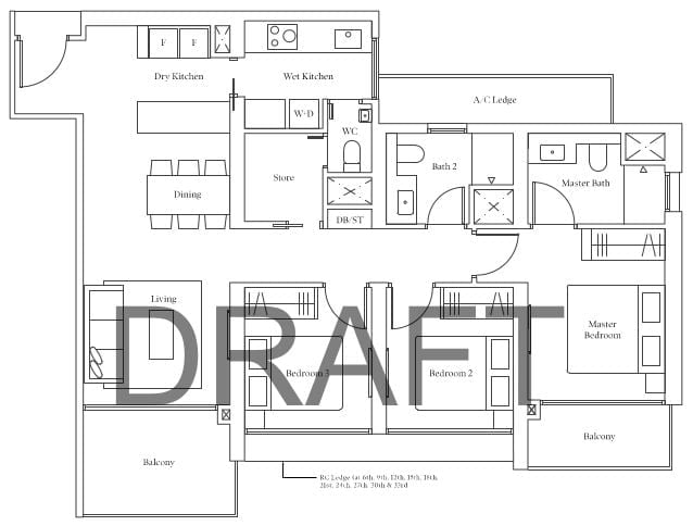 Rencana Avenue South Hotel Floor CP1