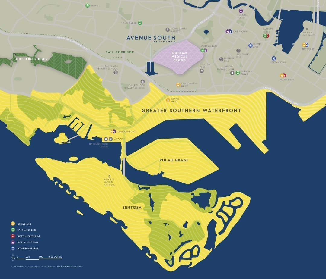 Avenue South Neighbourhood Map
