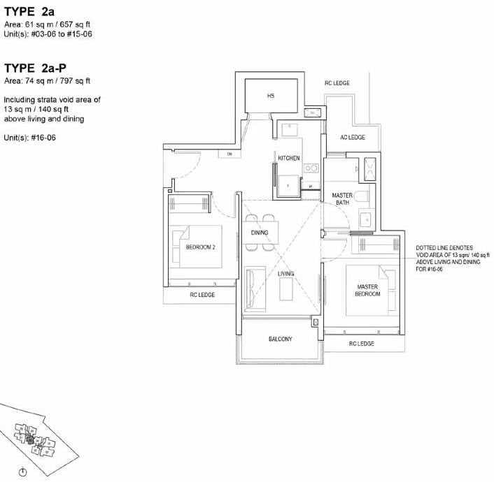 Bartley Vue Floor Plan 2A
