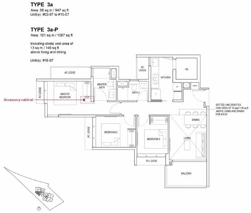 Bartley Vue Floor Plan 3A