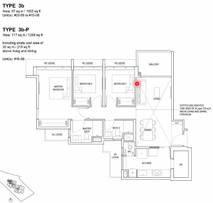 Bartley Vue Floor Plan 3B