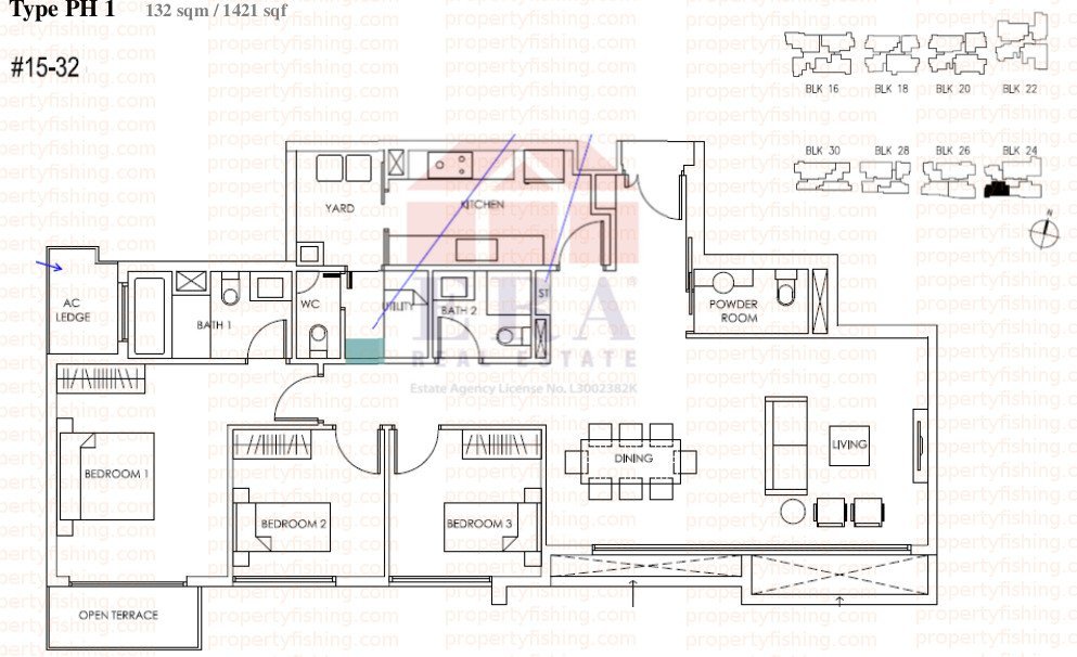 Penthouse PH1 - Bedok Residences Floor Plan