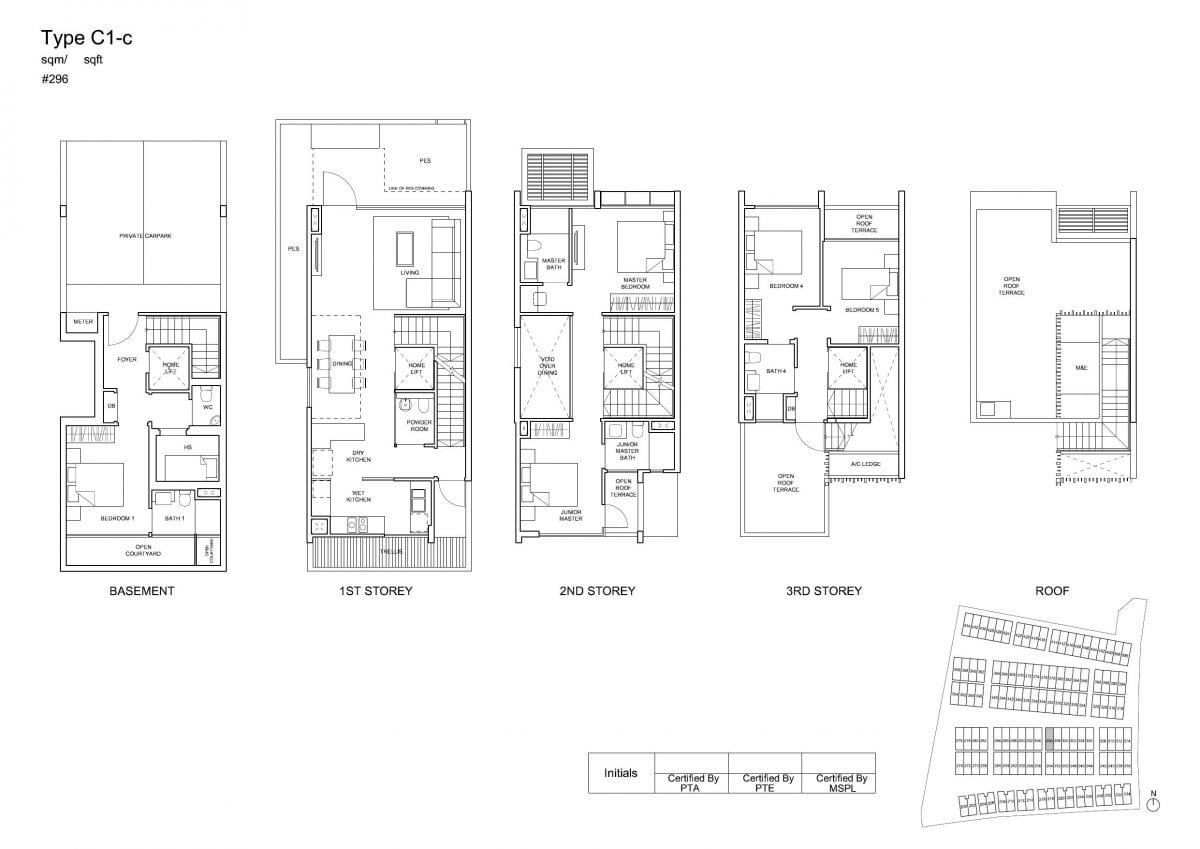 Belgravia Floor Plans - C1-c
