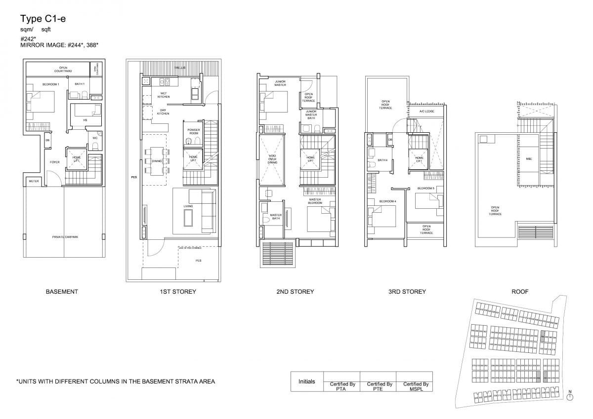 Belgravia Floor Plans - C1-e