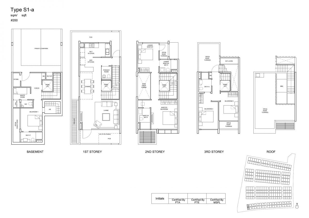 Belgravia Floor Plans - S1-a