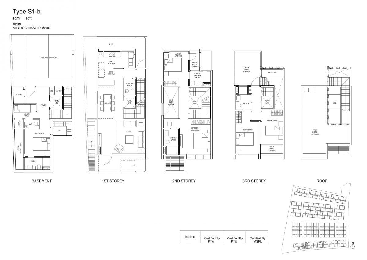 Belgravia Floor Plans - S1-b