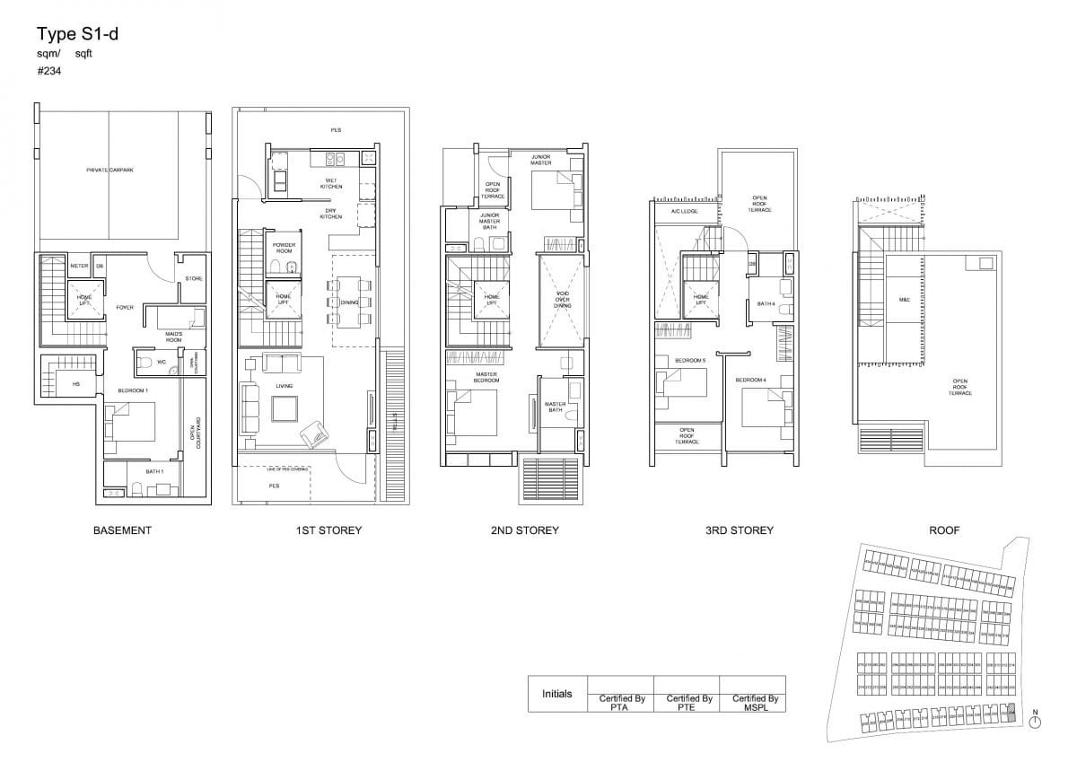 Belgravia Floor Plans - S1-d
