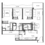 Blossoms By the Park Floor Plan C1