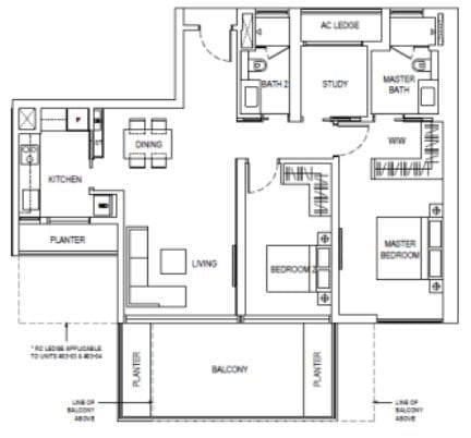 Boulevard 88 Floor Plan A1