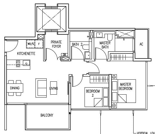 Cairnhill 16 Floor Plan B
