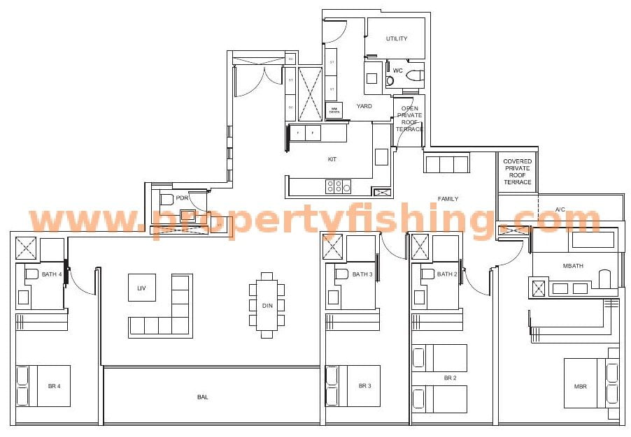 Cairnhill Nine Floor Plan F2