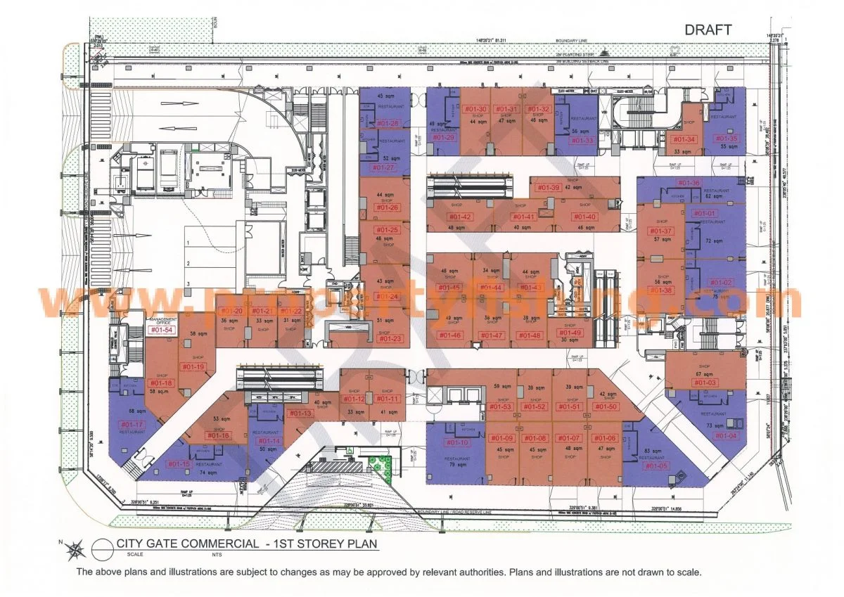 Gate Plot Plan Drawing