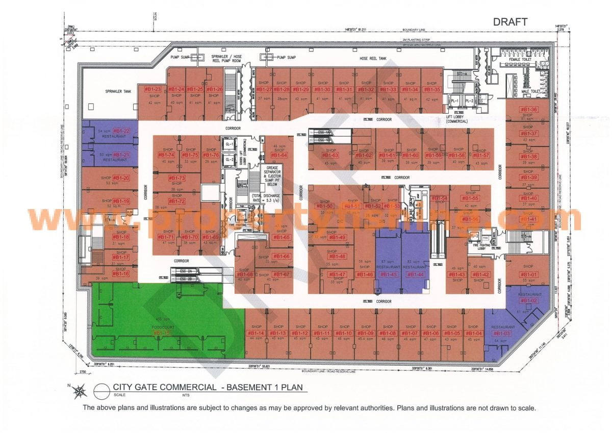 City Gate Commercial Site Plan B1