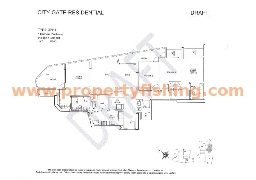 City Gate Floor Plan DPH1