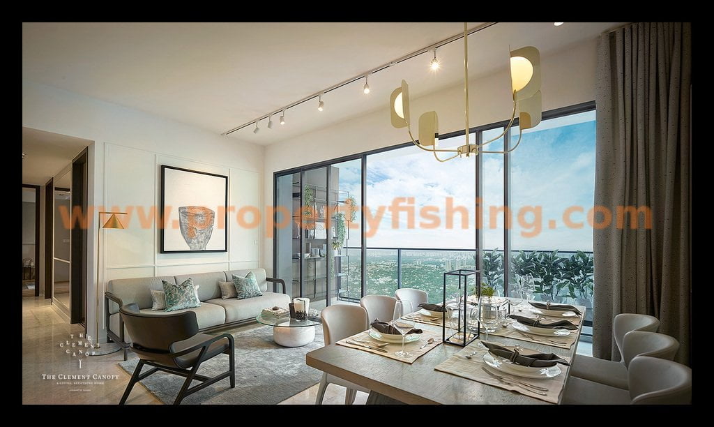 Clement Canopy E living