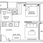 Coastline Residences Floor Plan A1