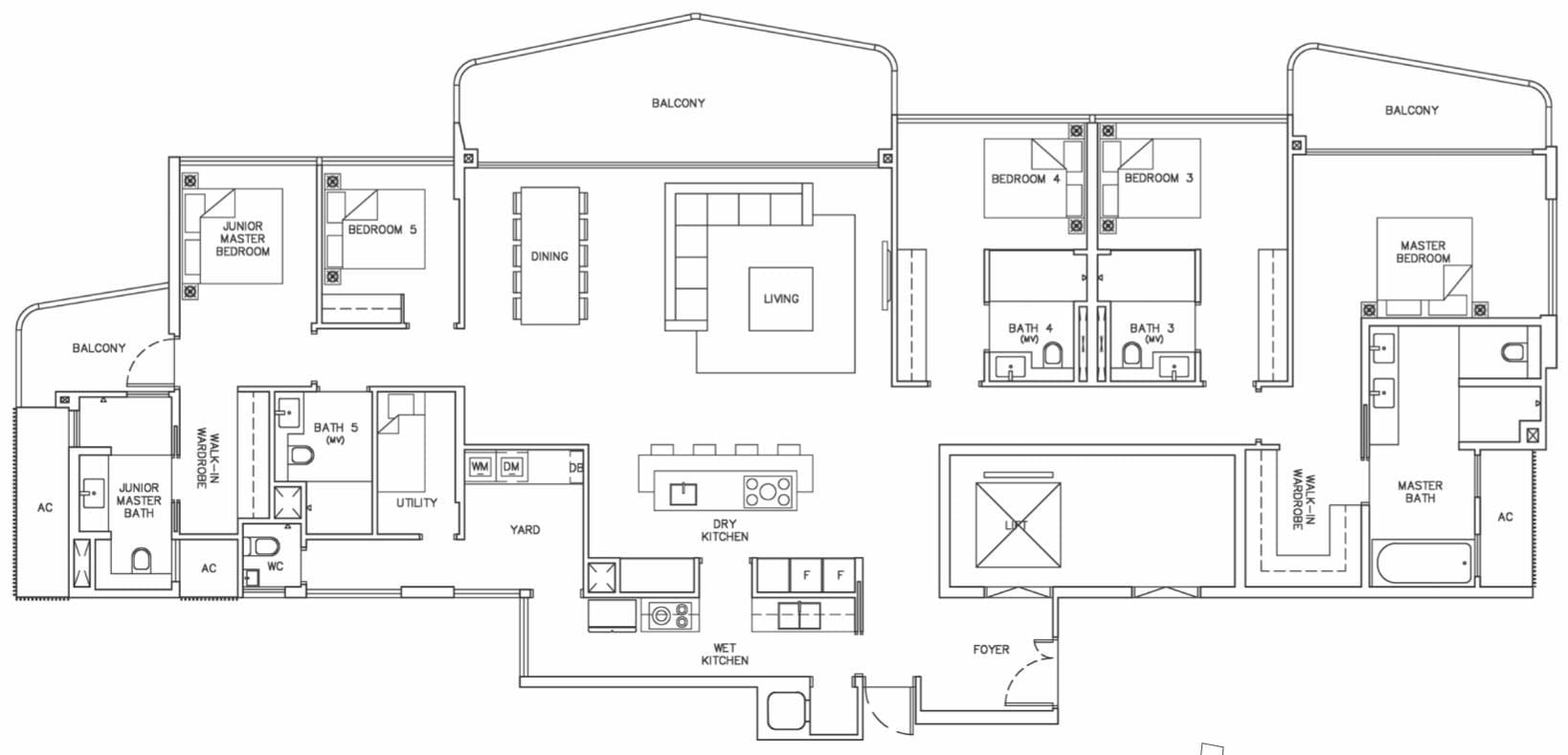 Coastline Residences Floor Plan PH