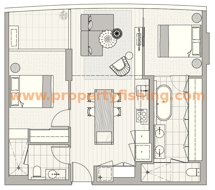 Conservatory Floor Plan 3