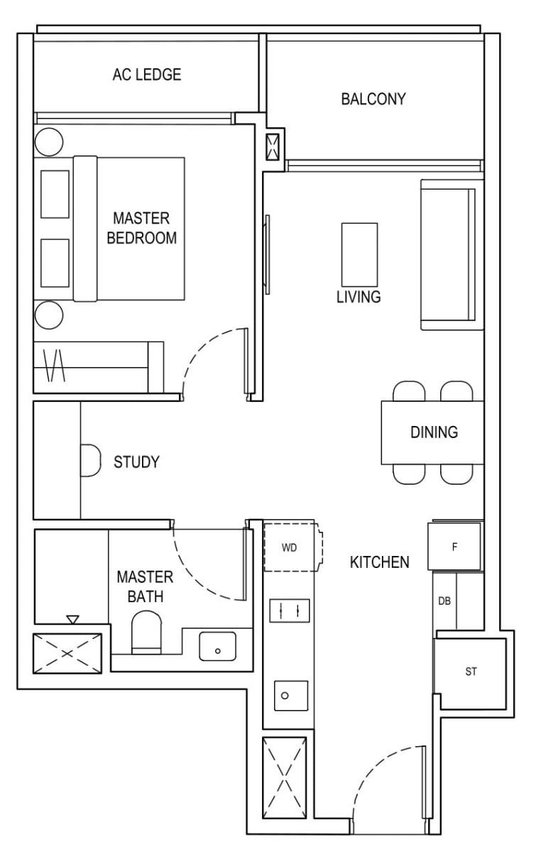 The Continuum Floor Plan A