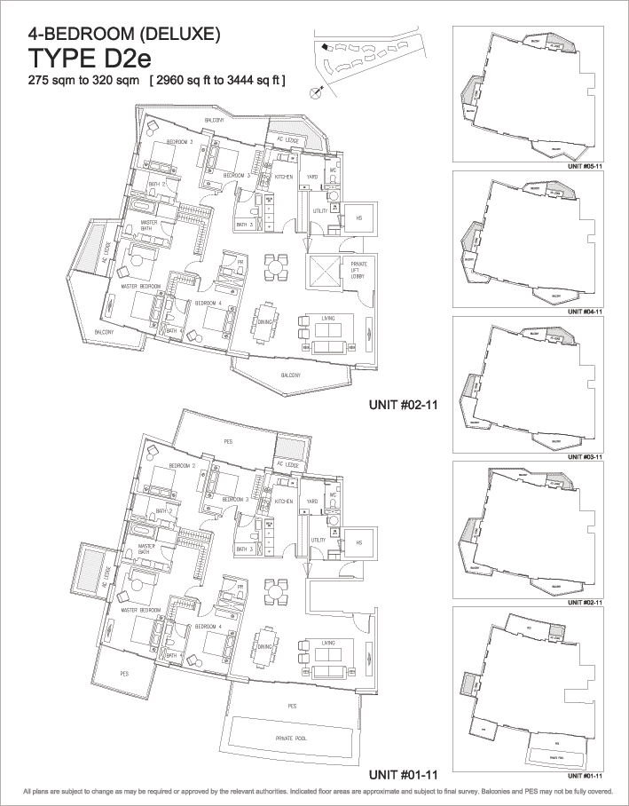 Corals at Keppel Bay Floor Plan