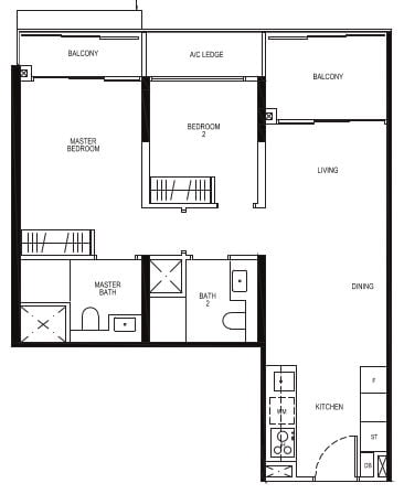 Daintree Residence Floor Plan B4D