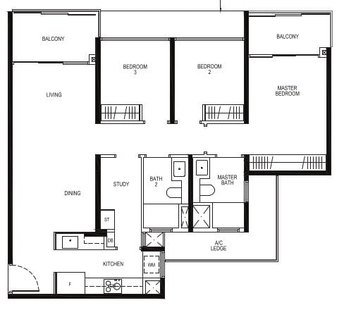 Daintree Residence Floor Plan C1C