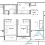 奶牛場住宅平面圖3a2。